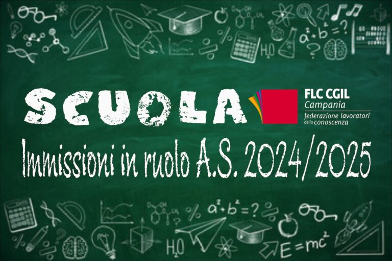 USR CAMPANIA – IMMISSIONI IN RUOLO 2024-25: cronoprogramma, decreto di riparto e sedi disponibili